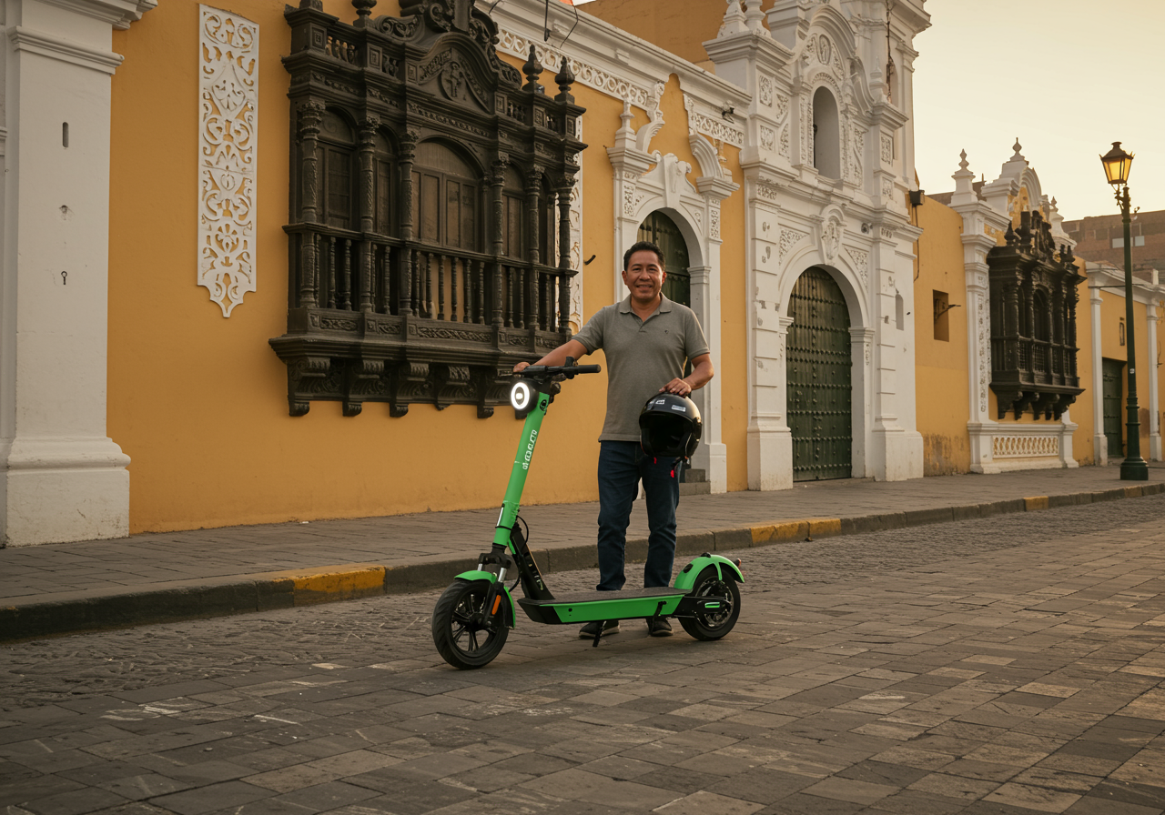Scooter eléctrico en Lima