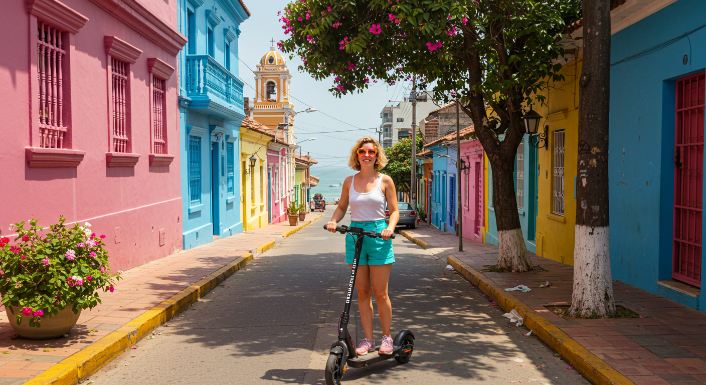 Scooter en Barranco
