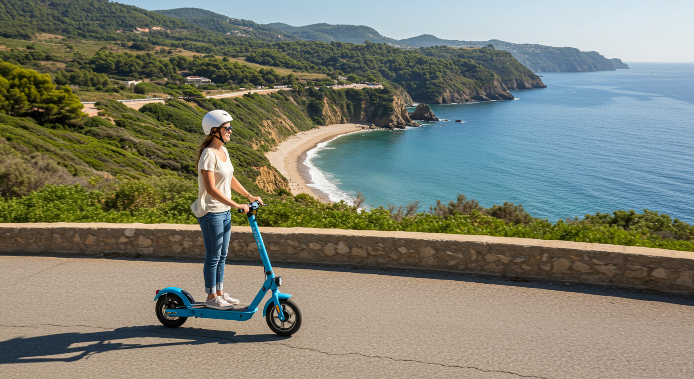 Scooter en la Costa Verde